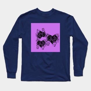 Black Hearts of Art Long Sleeve T-Shirt